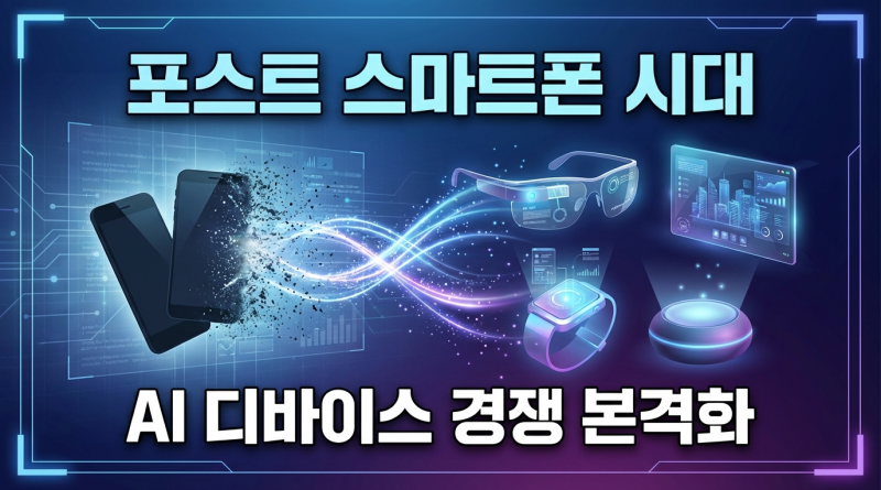 포스트 스마트폰 시대를 향한 전면전… AI 디바이스 경쟁 본격화