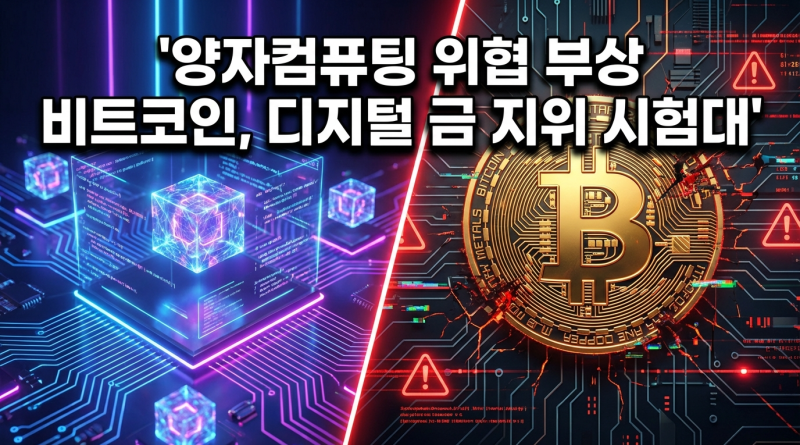 양자컴퓨팅 위협 부상…비트코인, ‘디지털 금’ 지위 시험대 올랐다