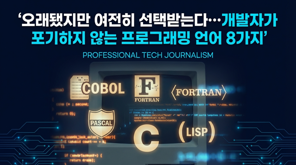 오래됐지만 여전히 선택받는다…개발자가 포기하지 않는 프로그래밍 언어 8가지