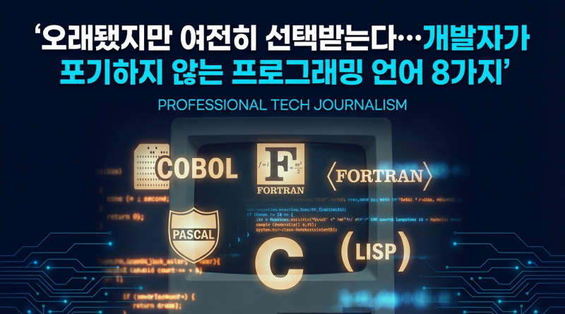 오래됐지만 여전히 선택받는다…개발자가 포기하지 않는 프로그래밍 언어 8가지