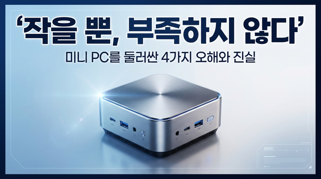 “작을 뿐, 부족하지 않다” - 미니 PC를 둘러싼 4가지 오해와 진실
