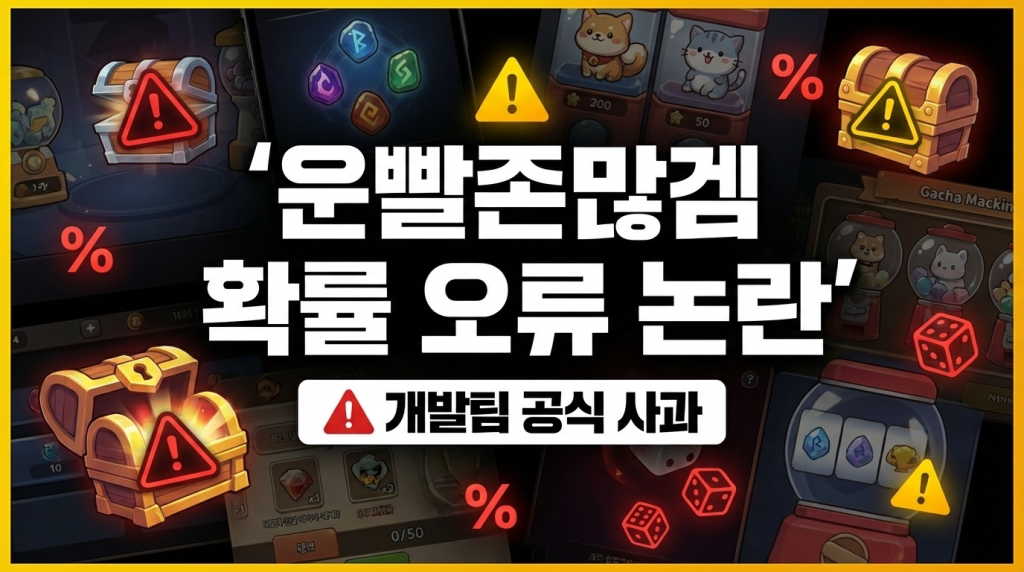 ‘운빨존많겜’ 펫·룬 뽑기 확률 오류 확인…개발팀 “전면 사과 및 보상 진행”