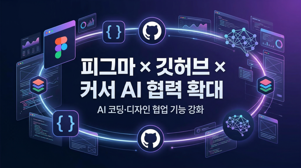 피그마, 깃허브·커서와 협력 확대…AI 코딩·디자인 협업 기능 강화