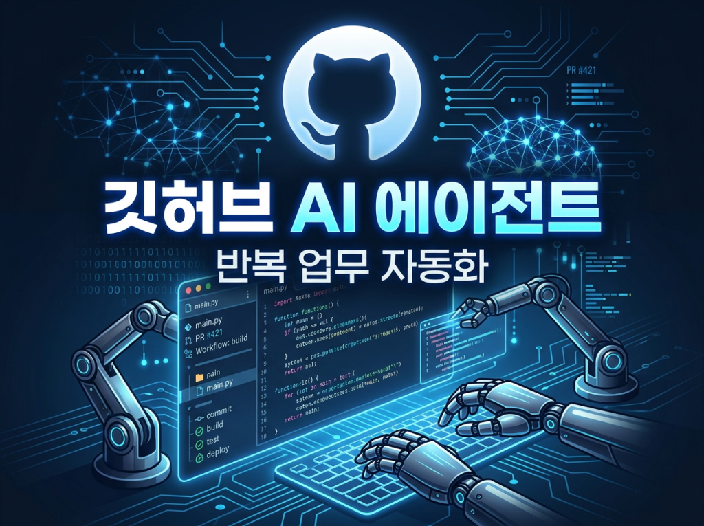 깃허브, 반복 업무 자동화하는 AI 에이전트 공개