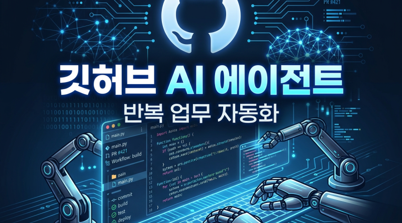 깃허브, 반복 업무 자동화하는 AI 에이전트 공개