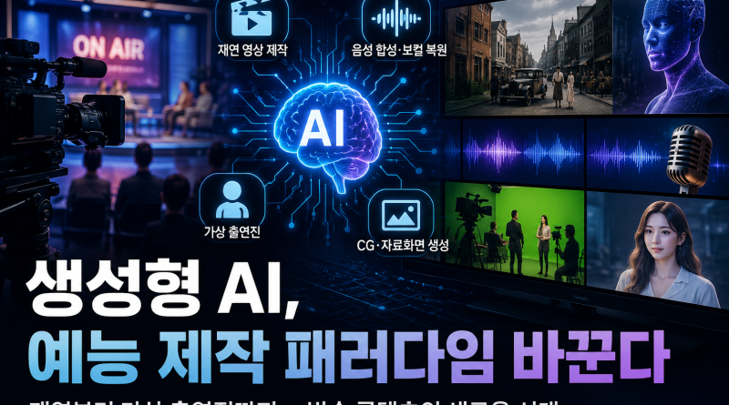생성형 AI, 예능 제작 혁신 이끈다… 재연 영상부터 AI 출연진까지
