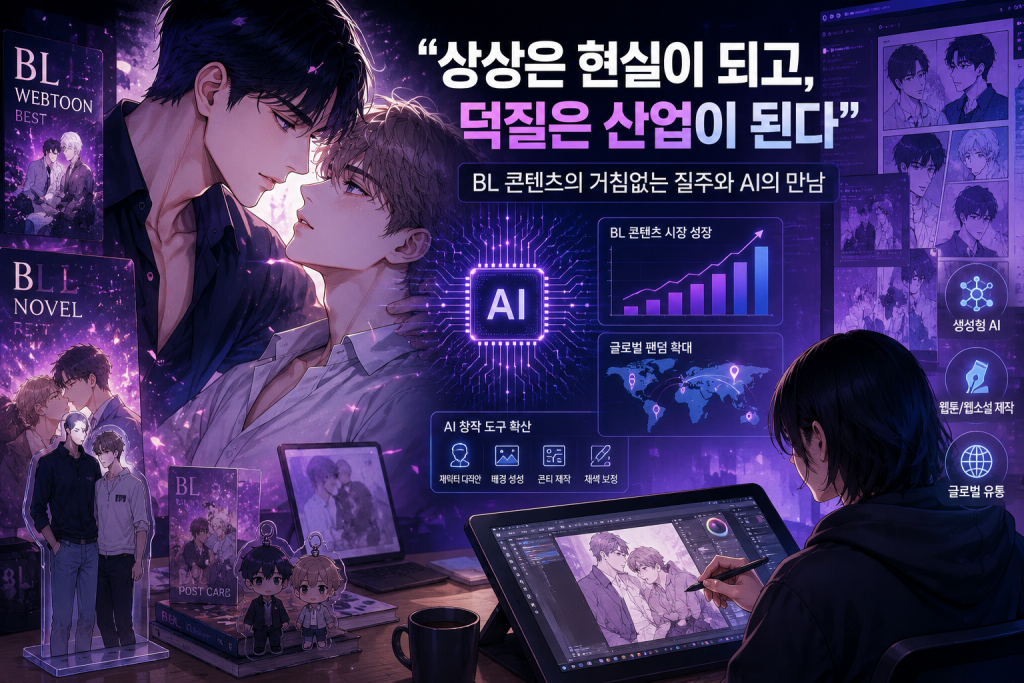 BL 콘텐츠, 생성형 AI 만나 진화… 글로벌 콘텐츠 시장 공략 본격화