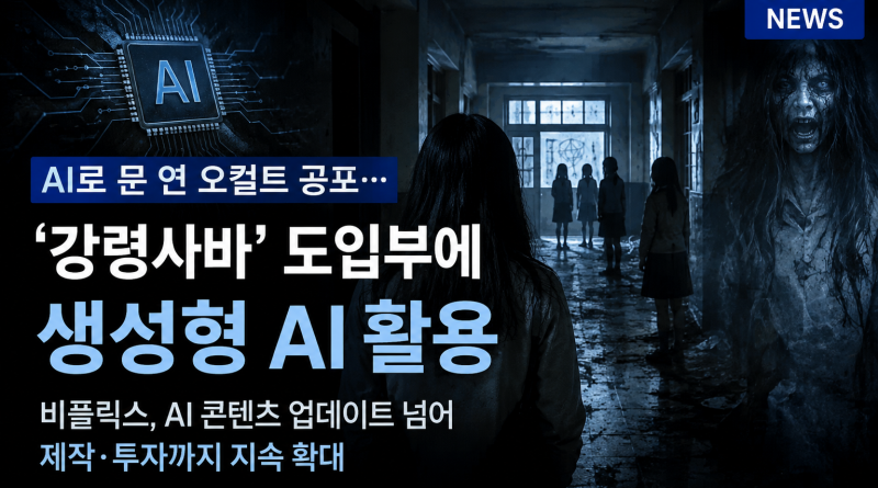 AI로 문 연 오컬트 공포 ‘강령사바’…비플릭스, AI 콘텐츠 제작·투자 확대