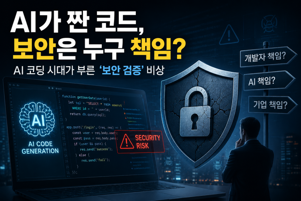 “AI가 짠 코드, 보안은 누구 책임?”… AI 코딩 시대가 부른 ‘보안 검증’ 비상