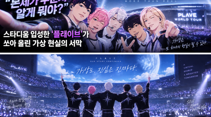 [르포] "본체가 누군지 알게 뭐야?"… 스타디움 입성한 '플레이브'가 쏘아 올린 가상 현실의 서막