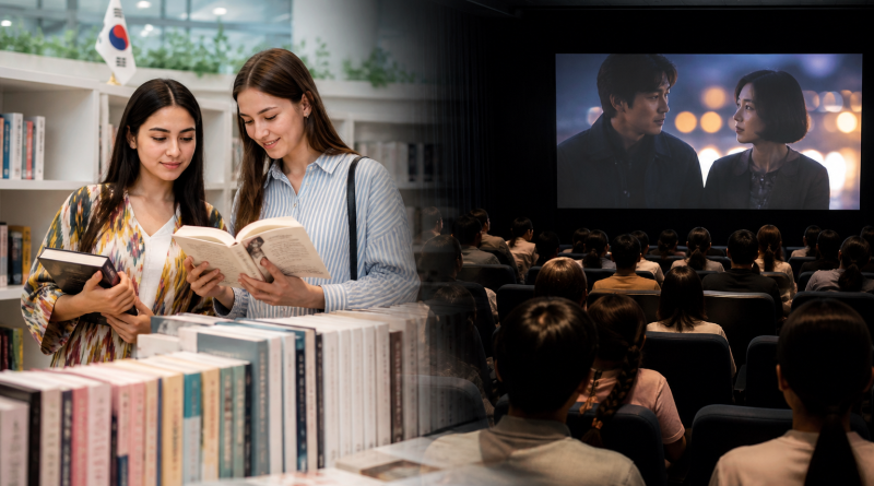 부산, 타슈켄트에 한국어 책 500여 권과 한국영화 선보여