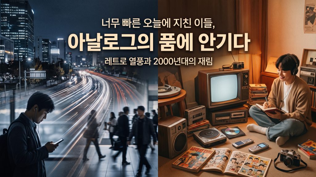 [르포] "너무 빠른 오늘에 지친 이들, 아날로그의 품에 안기다"… 레트로 열풍과 2000년대의 재림